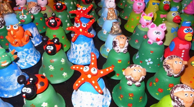 Ceramic bells in Toy Fair