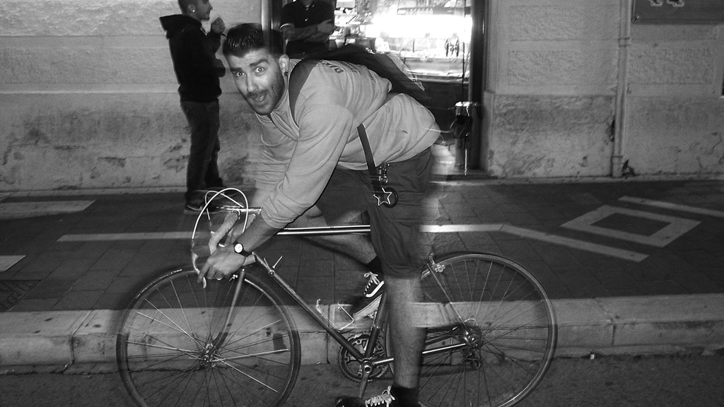 Suka Matre with his bike #6