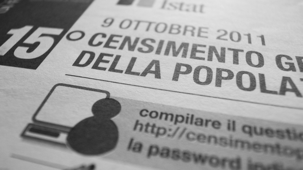 15 th Italian population census just compiled
