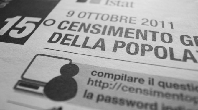 15 th Italian population census just compiled