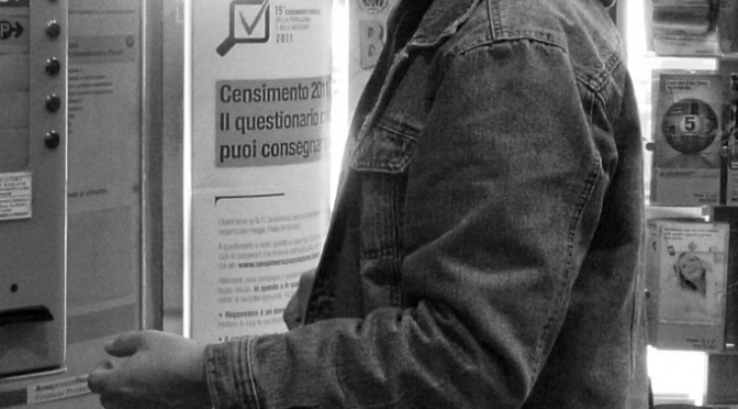 Luca Cicchitti and the ticket machine