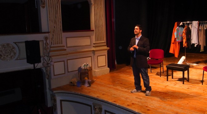 Maurizio Di Marco at his "The Scemen Show" in Atessa