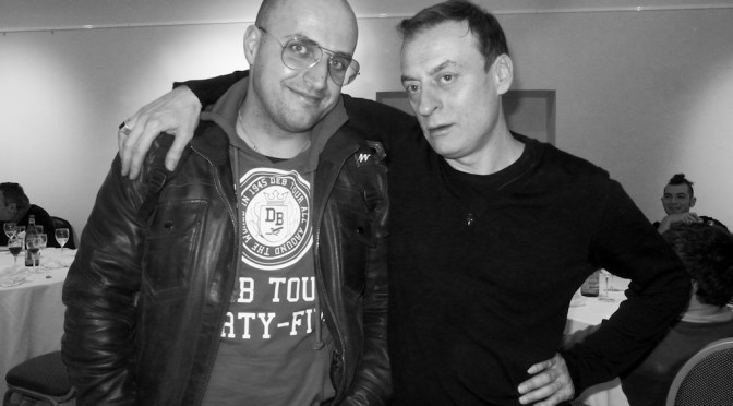 Me and Mauro Ermanno Giovanardi at the Oriente Hotel last night