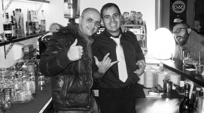 Me and Paolo Micolucci for the inauguration of the PURA VIDA Pub