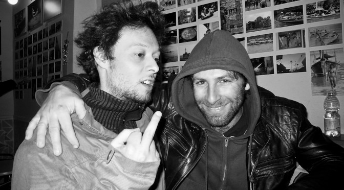 Dj Vitellozzo and Lele The Funnels at Peko's birthday at the Caffetteria Fenaroli