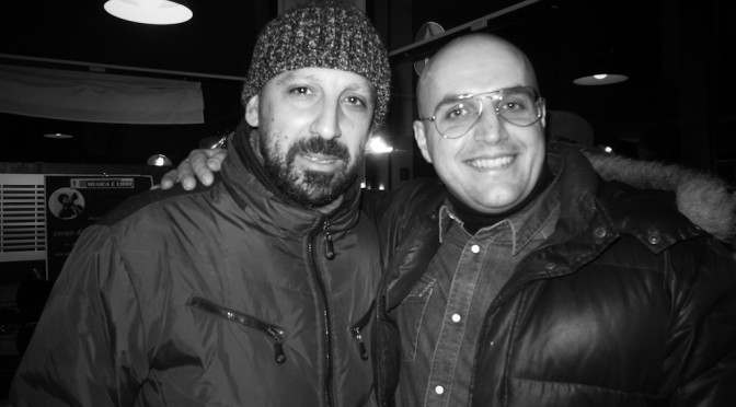 Me and Giuseppe Mascitelli Dago Red at Musica e Libri