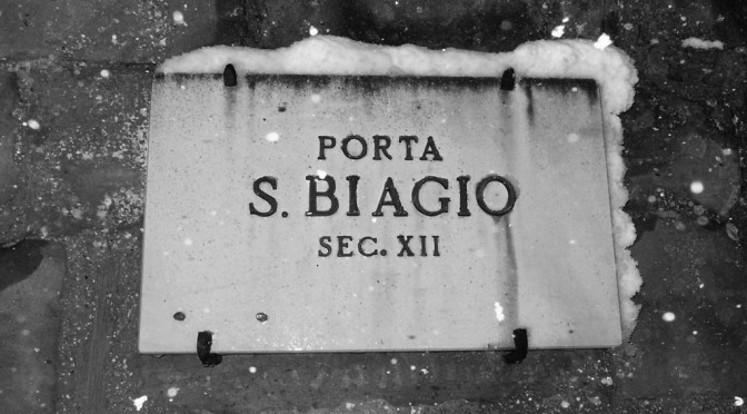 PORTA S. BIAGIO last night