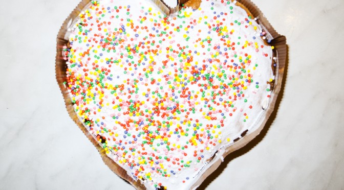 Sweet heart cake
