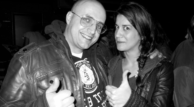 Me and Giulia De Fabritiis at Over The Cover last night