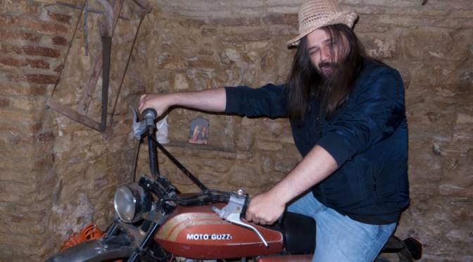 LUCA MADONNA AND THE MOTO GUZZI