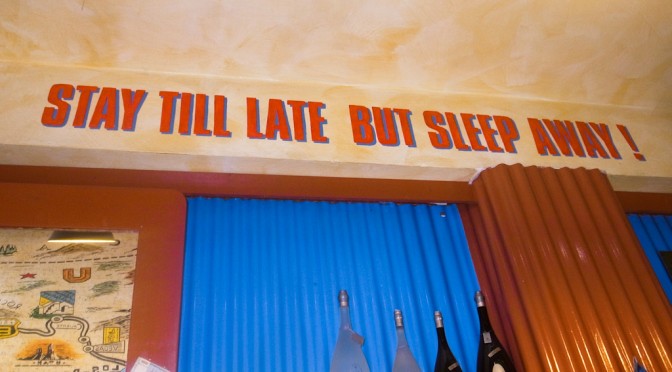 STAY TILL LATE BUT SLEEP AWAY!