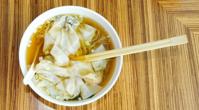 Dumping noodles for dinner