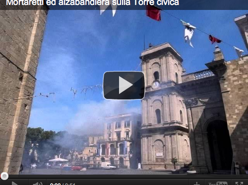 Firecrackers on the Civic Tower